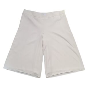 NEW Reitmans Wide Leg Capri Pants Womens Plus Size 19 Cream Dressy Flowy